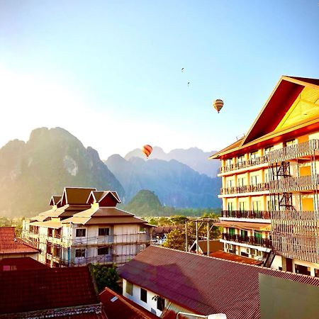 Vang Vieng Ruby Backpackers Hostel Exteriör bild