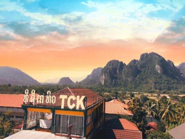 Vang Vieng Ruby Backpackers Hostel Exteriör bild