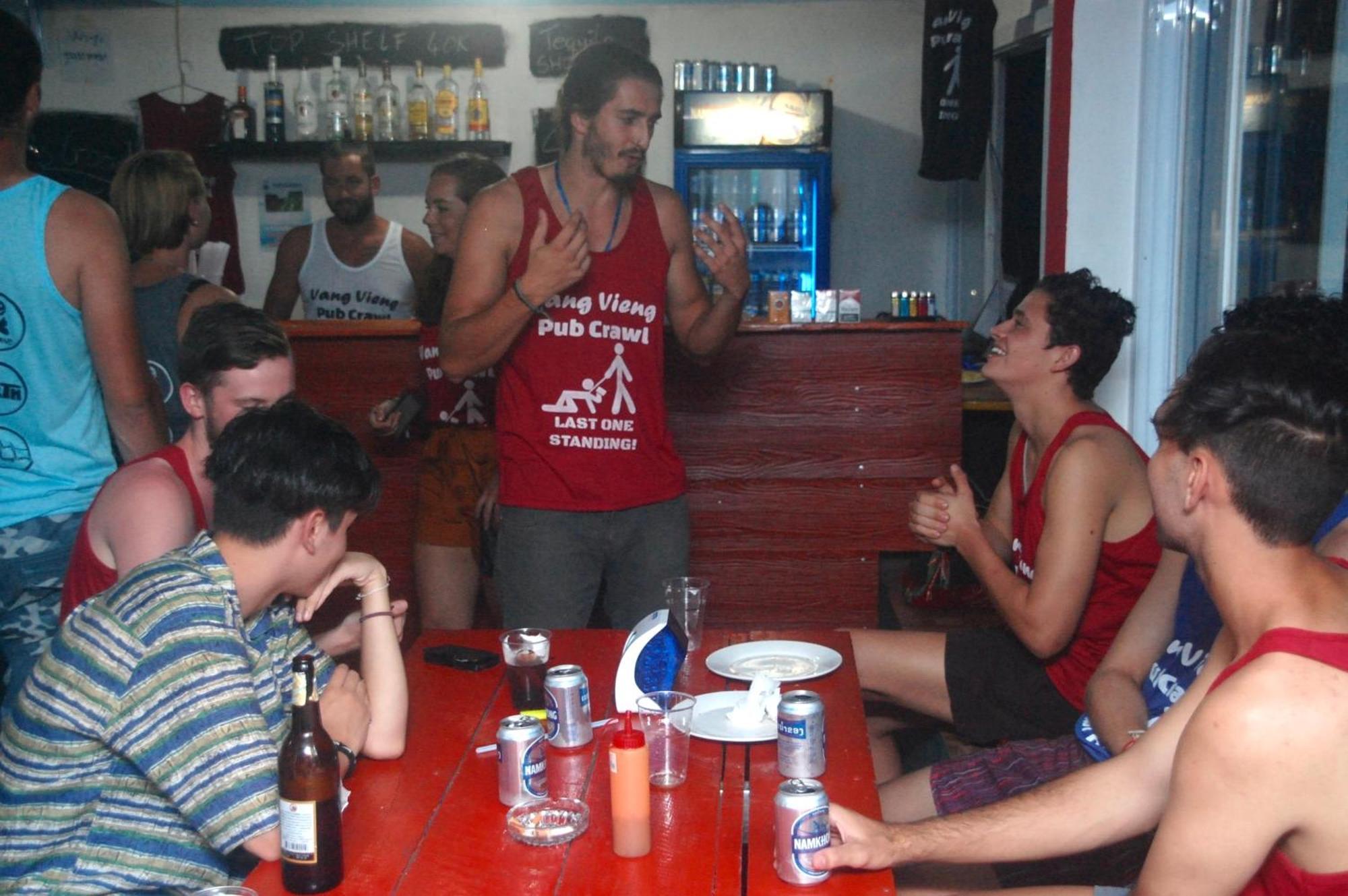 Vang Vieng Ruby Backpackers Hostel Exteriör bild